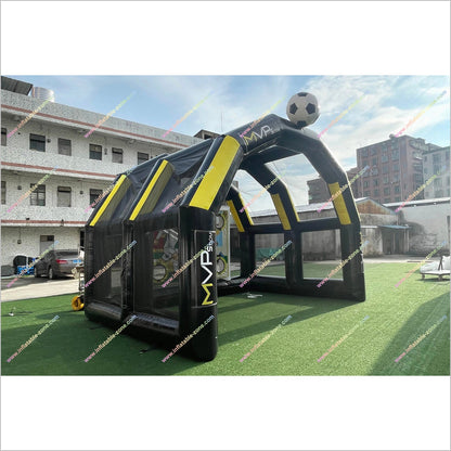 Blow Up Football Goal Inflatable Outdoor Play Equipment Football Goal Wall Game Shooting Fun Activities For Team Building
