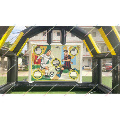 Blow Up Football Goal Inflatable Outdoor Play Equipment Football Goal Wall Game Shooting Fun Activities For Team Building