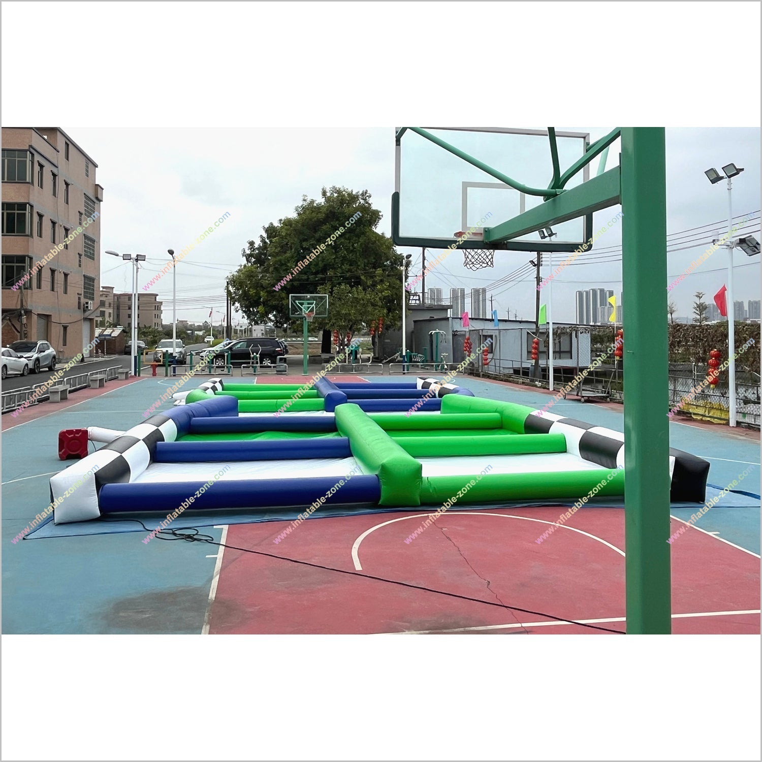 Blow Up Zorb Ball Race Track Inflatable Interactive Playgrounds Adult Hamster Balls Track Experience Sports Games Outdoor - Inflatable-Zone