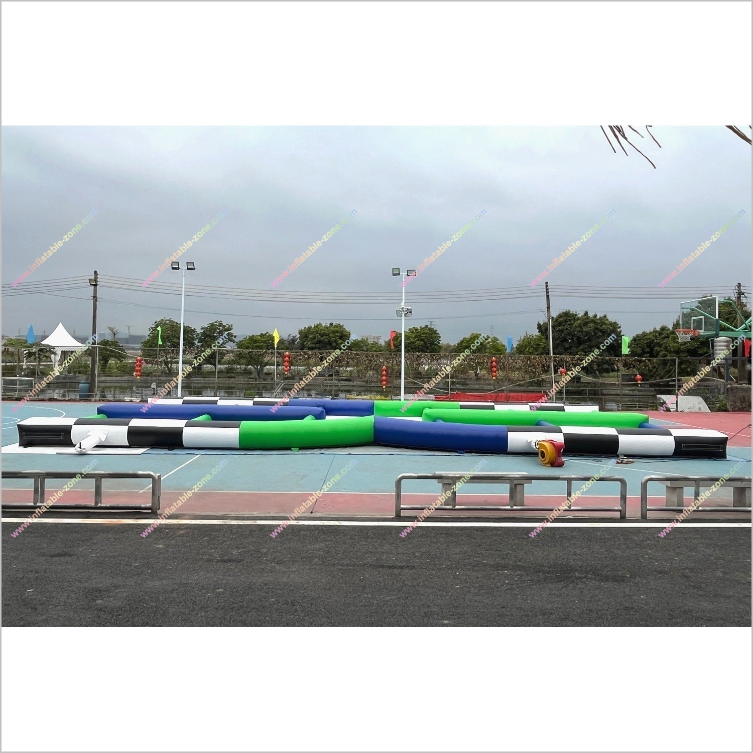 Blow Up Zorb Ball Race Track Inflatable Interactive Playgrounds Adult Hamster Balls Track Experience Sports Games Outdoor - Inflatable-Zone