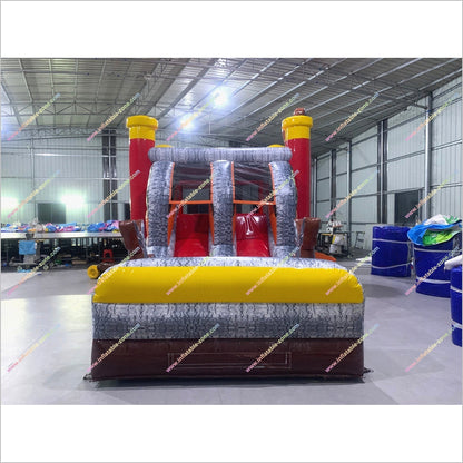 Best Buck Shot Hunting Double Slide Inflatable Jumping Castle Combo Hire Bounce House Slide Near Me
