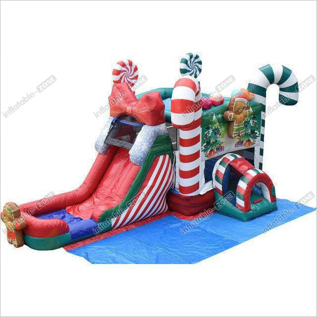 Candyland Bounce House Combo Inflatable Bouncy Castle Party Jump And Slide Entertainment - Inflatable-Zone