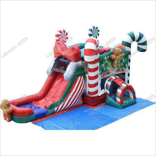 Candyland Bounce House Combo Inflatable Bouncy Castle Party Jump And Slide Entertainment - Inflatable-Zone