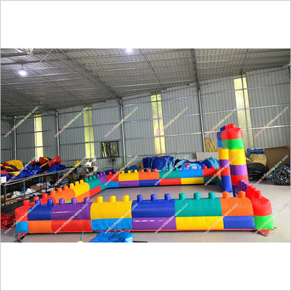 Building Blocks Inflatable Playground Rental Near Me Inflatable Fences Childrens Indoor Play Area
