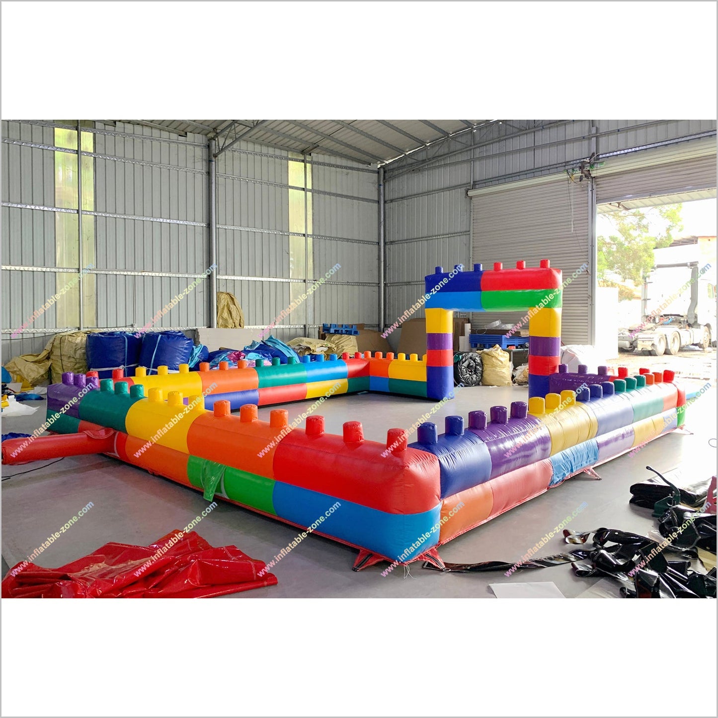 Building Blocks Inflatable Playground Rental Near Me Inflatable Fences Childrens Indoor Play Area
