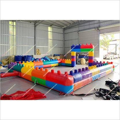 Building Blocks Inflatable Playground Rental Near Me Inflatable Fences Childrens Indoor Play Area