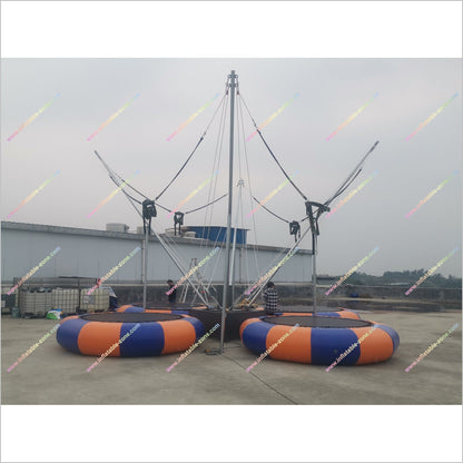Bungee Jumping Trampoline Amusement Park Rides Near Me Best Sport Equipment Inflatable Bungee Trampoline Games