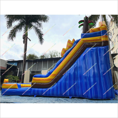 Buy Inflatable Water Slide Outdoor Playset Equipment Tropical Fire Water Slides For Rent Near Me - Inflatable-Zone
