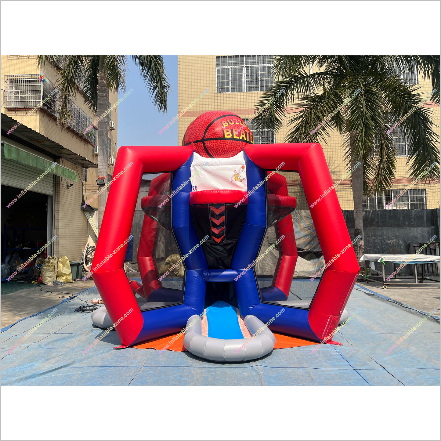 Buzzer Beater Inflatable Basketball Games Fun Team Activities Competition Basketball Interactive Inflatable Park - Inflatable-Zone