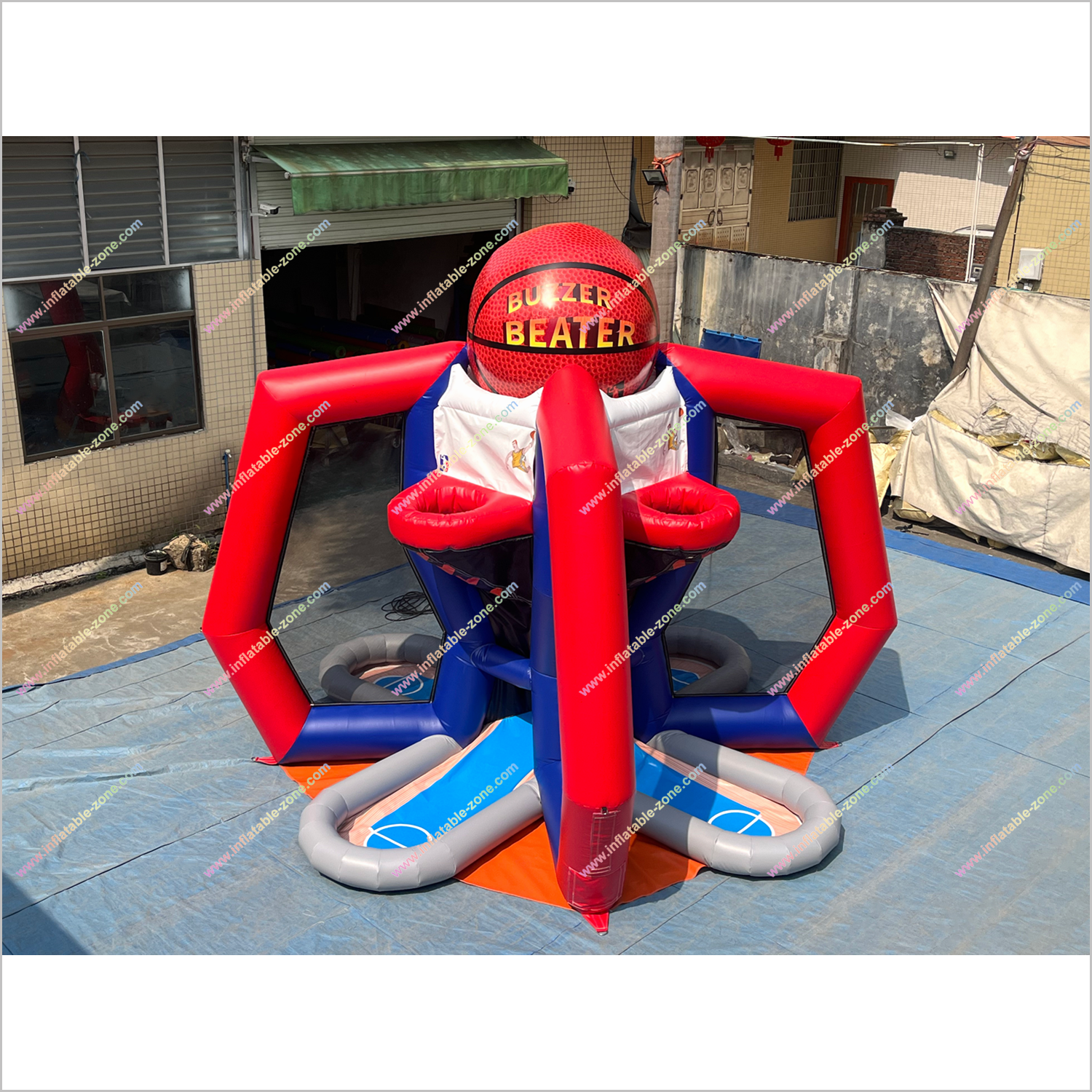 Buzzer Beater Inflatable Basketball Games Fun Team Activities Competition Basketball Interactive Inflatable Park - Inflatable-Zone