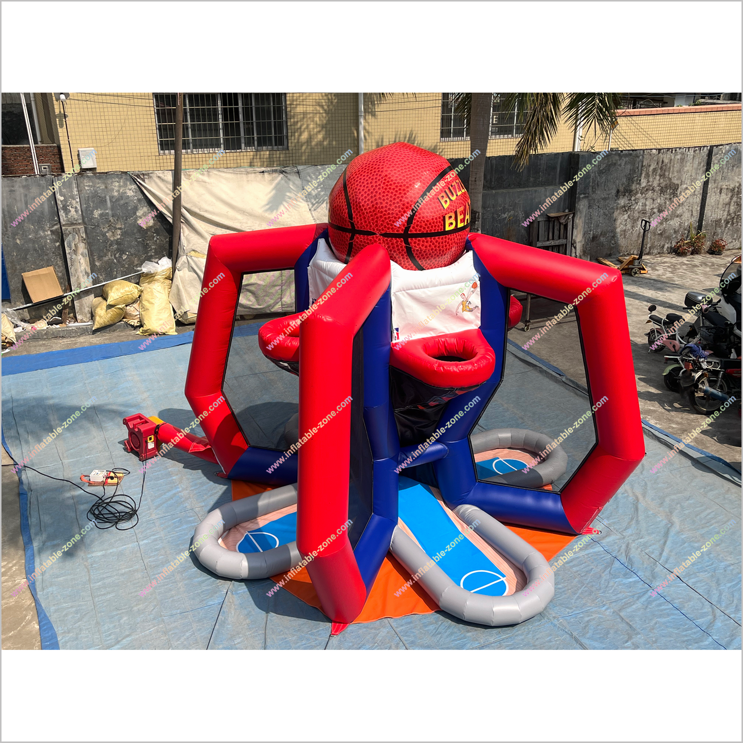 Buzzer Beater Inflatable Basketball Games Fun Team Activities Competition Basketball Interactive Inflatable Park - Inflatable-Zone