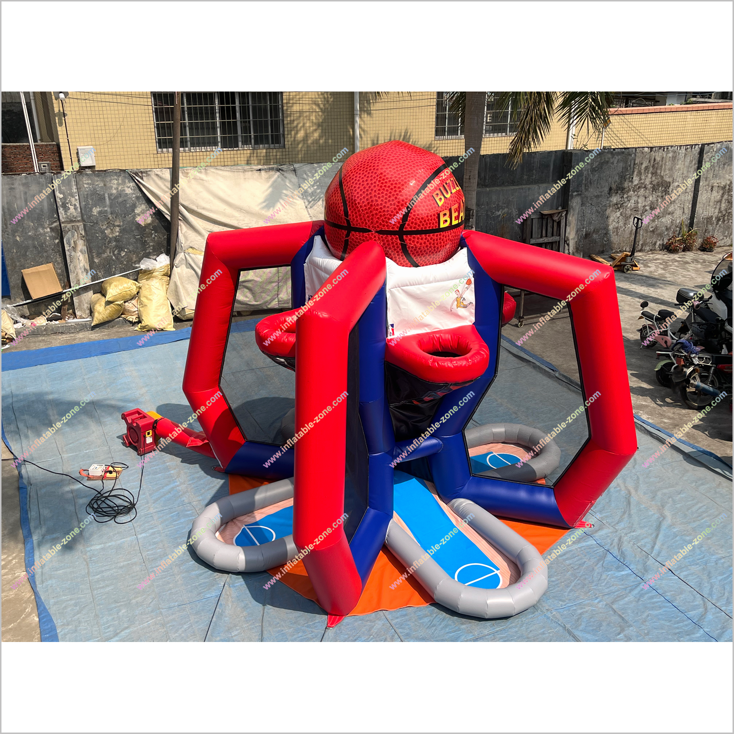 Buzzer Beater Inflatable Basketball Games Fun Team Activities Competition Basketball Interactive Inflatable Park - Inflatable-Zone