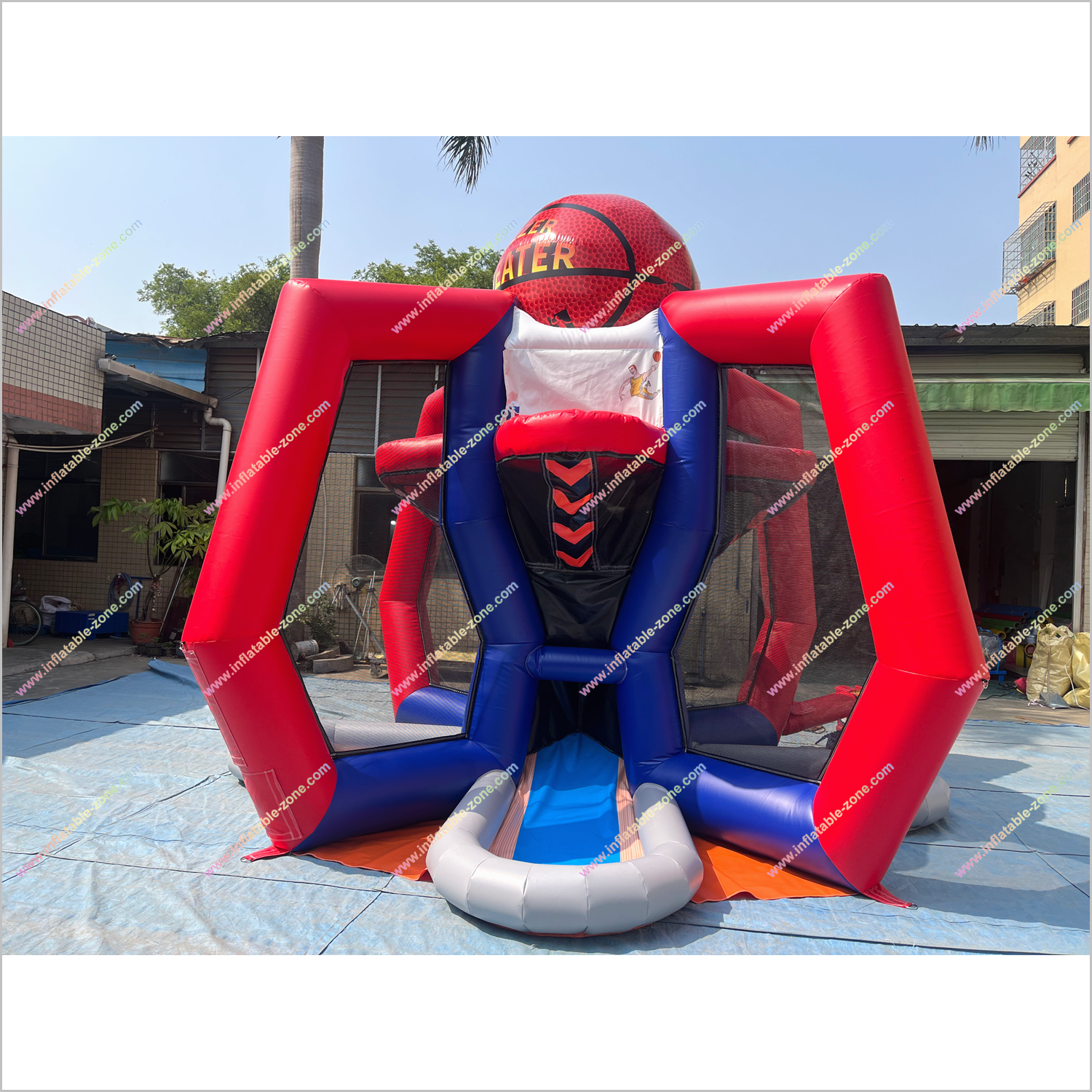 Buzzer Beater Inflatable Basketball Games Fun Team Activities Competition Basketball Interactive Inflatable Park - Inflatable-Zone