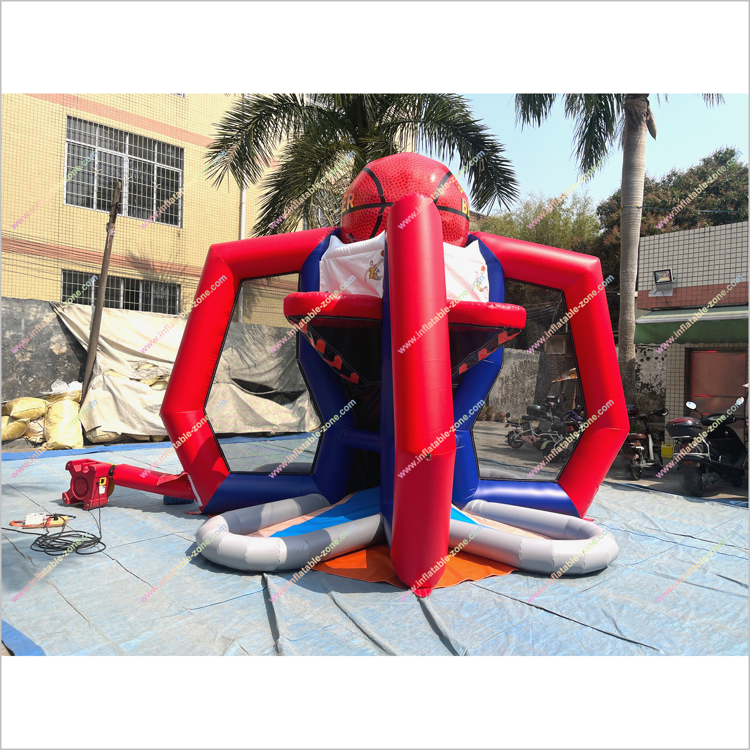 Buzzer Beater Inflatable Basketball Games Fun Team Activities Competition Basketball Interactive Inflatable Park - Inflatable-Zone