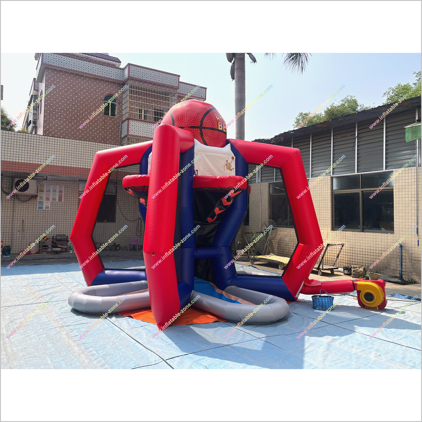 Buzzer Beater Inflatable Basketball Games Fun Team Activities Competition Basketball Interactive Inflatable Park - Inflatable-Zone
