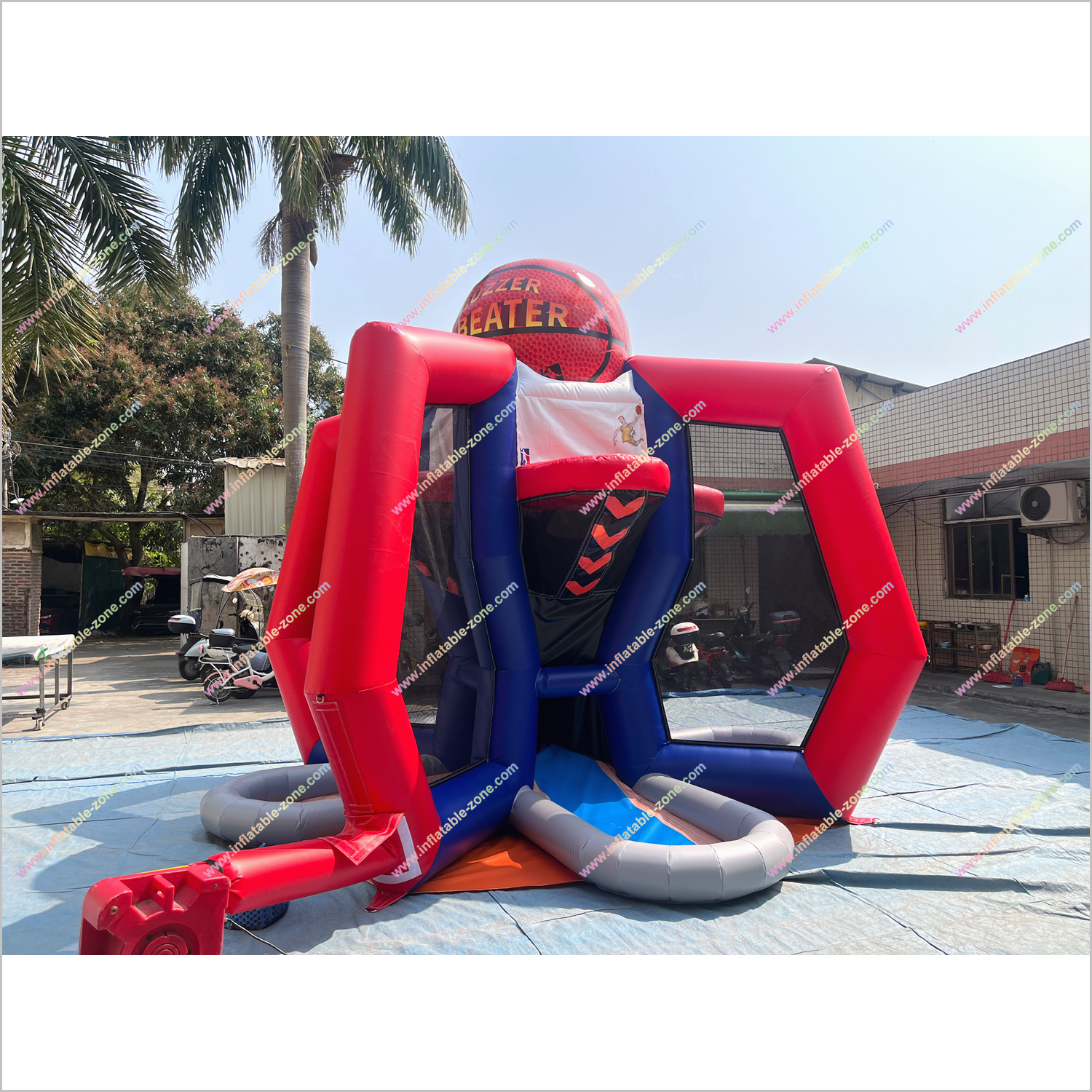 Buzzer Beater Inflatable Basketball Games Fun Team Activities Competition Basketball Interactive Inflatable Park - Inflatable-Zone
