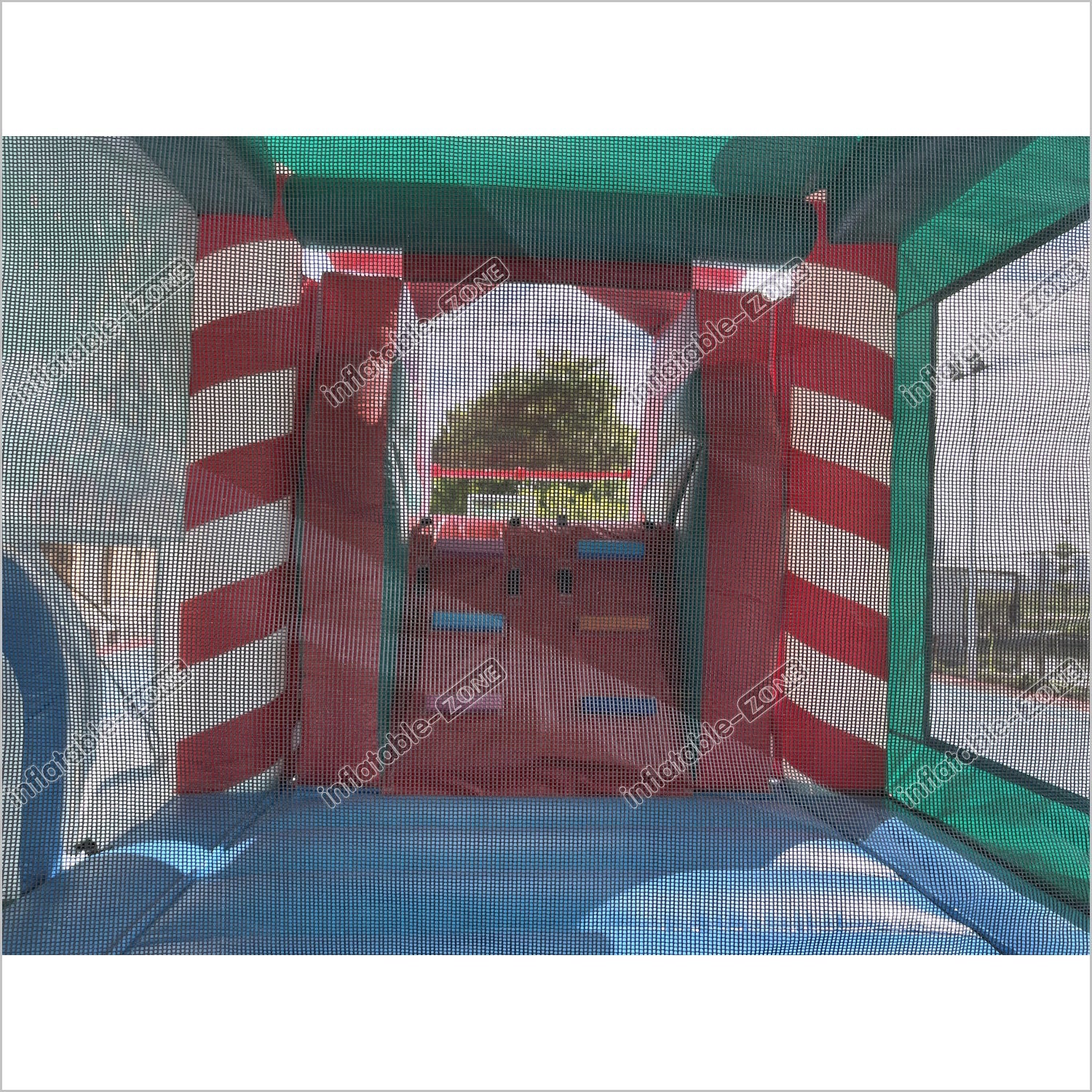 Candy Cane Christmas Tree Inflatable Bounce House With Water Slide Combo Game Bouncy Castle And Slide Hire - Inflatable-Zone