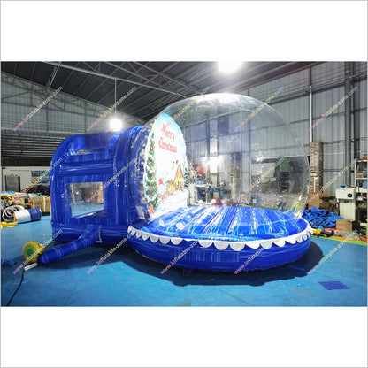 Christmas Inflatable Snow Globes Festival Themed Party Winter Snow Globe Inflatable Tunnel For Kids And Adults - Inflatable-Zone