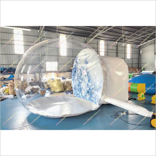 Christmas Snow Dome Globe Decorations Portable Photo Booth Rental Inflatable Giant Snow Globe - Inflatable-Zone