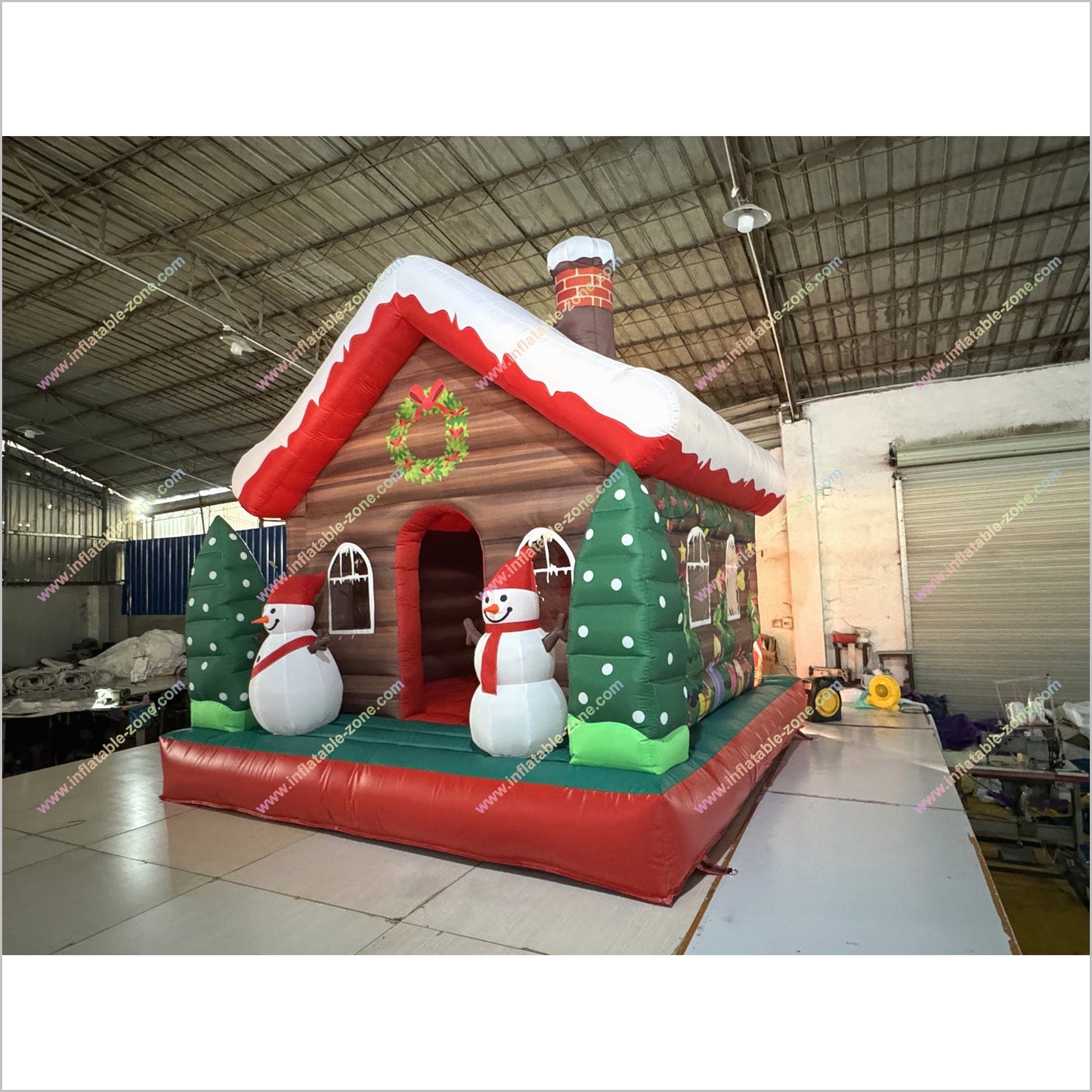 Christmas Tree Snowman Bounce House Cost To Play Games Commercial Inflatable Playground Bouncy Castle Rentals Near Me - Inflatable-Zone