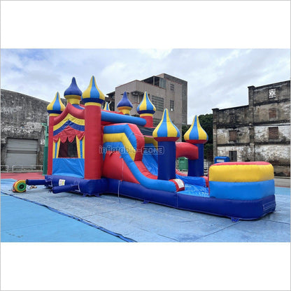 Circus Bouncy Castle Inflatable Outdoor Play Best Wet Dry Bounce House Slide Combo For Sale - Inflatable-Zone