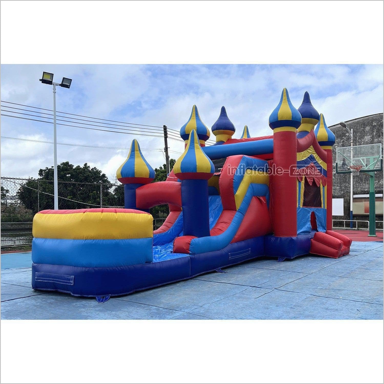 Circus Bouncy Castle Inflatable Outdoor Play Best Wet Dry Bounce House Slide Combo For Sale - Inflatable-Zone