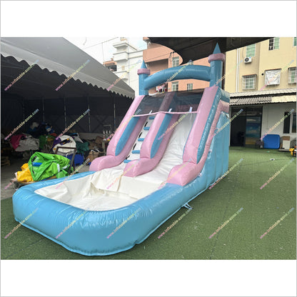 Commercial Blow Up Water Slide Inflatables Hire Bouncy Castle Playground Backyard Water Slide For Pool