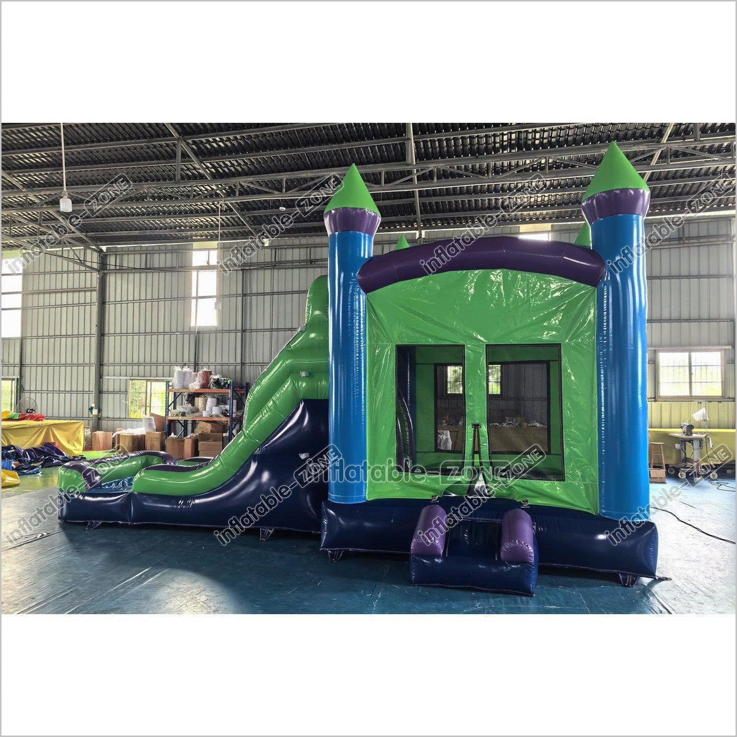 Commercial Bounce House Slide Combo Inflatable Jumper Rental Indoor Playground With Bouncy Castle Swimming Pool - Inflatable-Zone