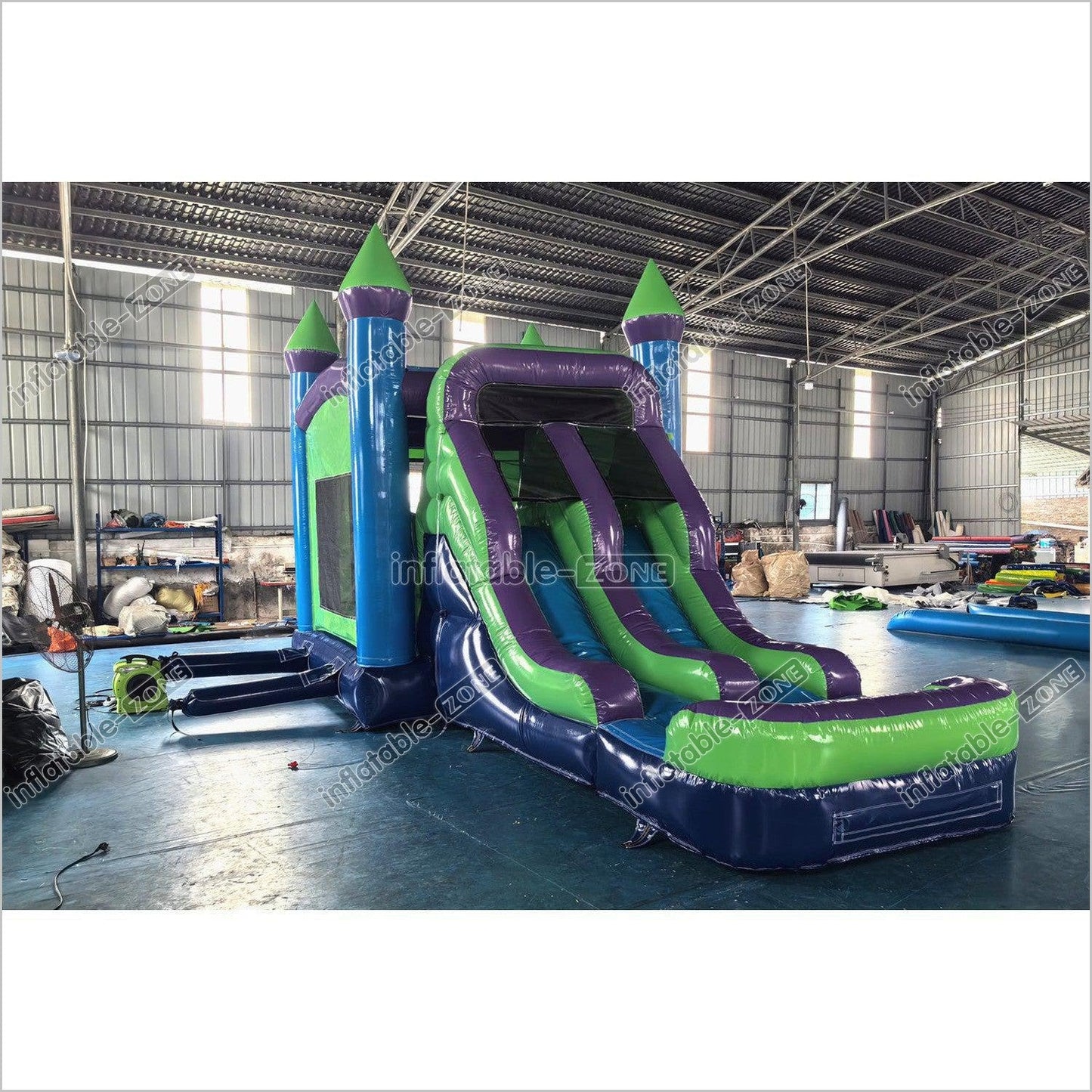 Commercial Bounce House Slide Combo Inflatable Jumper Rental Indoor Playground With Bouncy Castle Swimming Pool - Inflatable-Zone