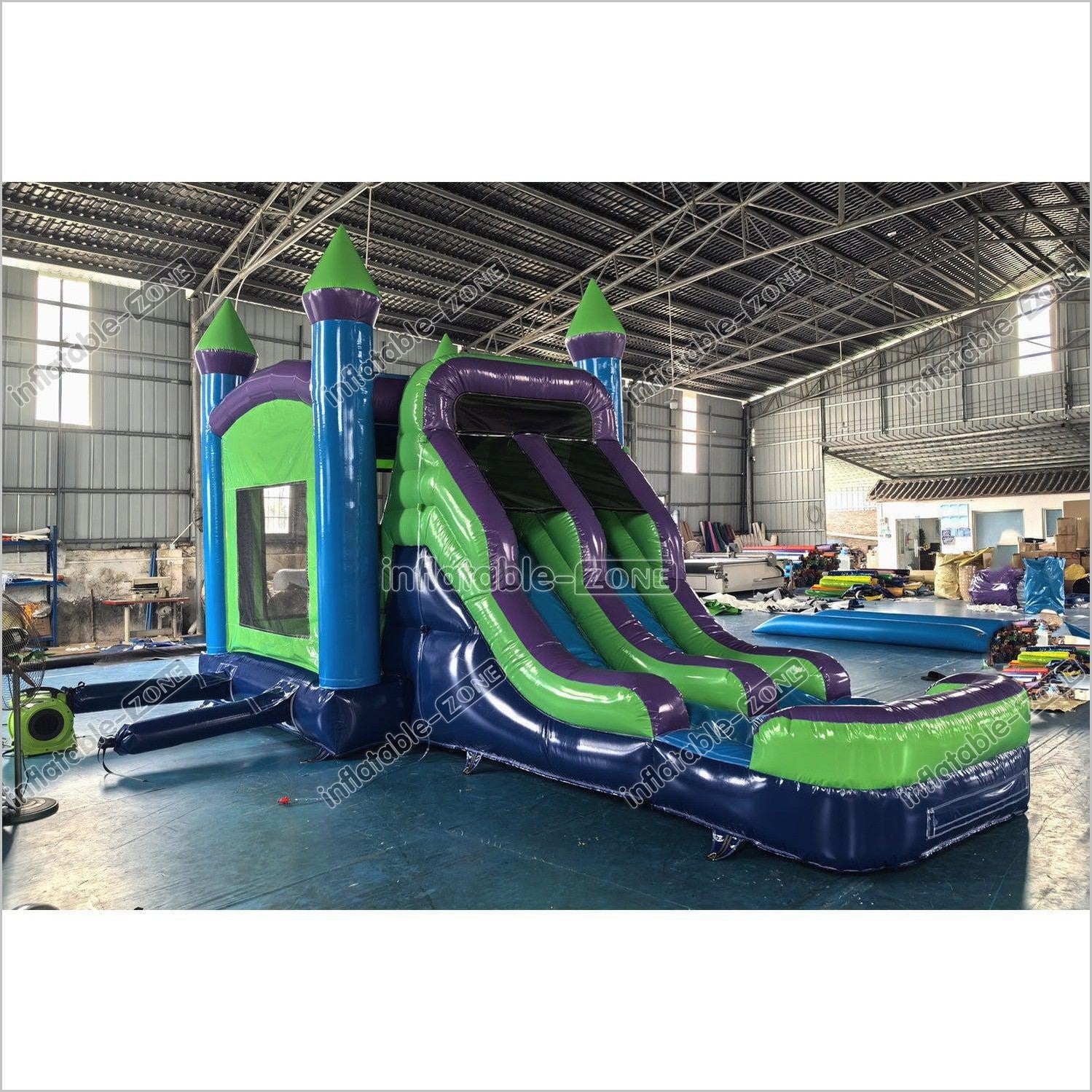 Commercial Bounce House Slide Combo Inflatable Jumper Rental Indoor Playground With Bouncy Castle Swimming Pool - Inflatable-Zone