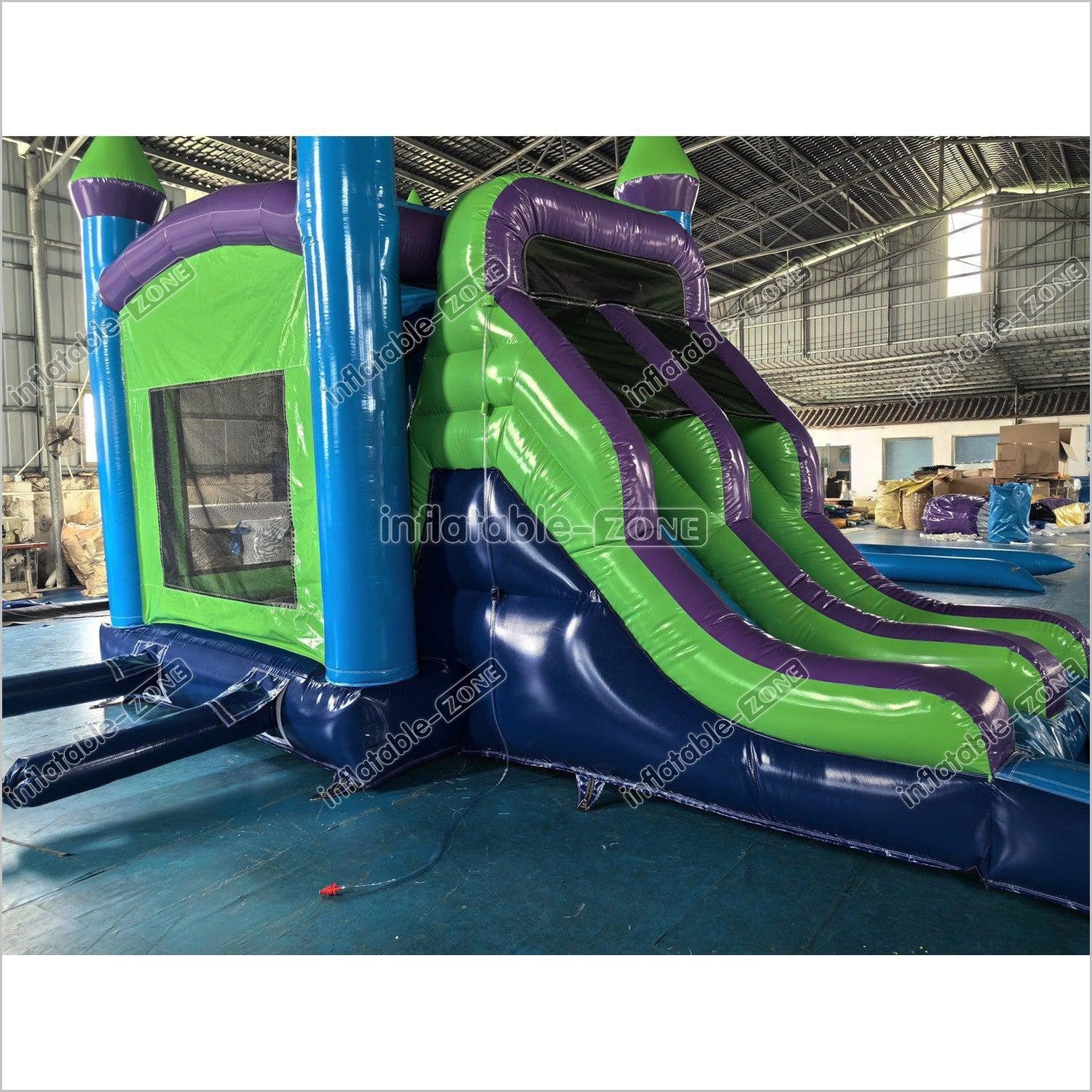 Commercial Bounce House Slide Combo Inflatable Jumper Rental Indoor Playground With Bouncy Castle Swimming Pool - Inflatable-Zone
