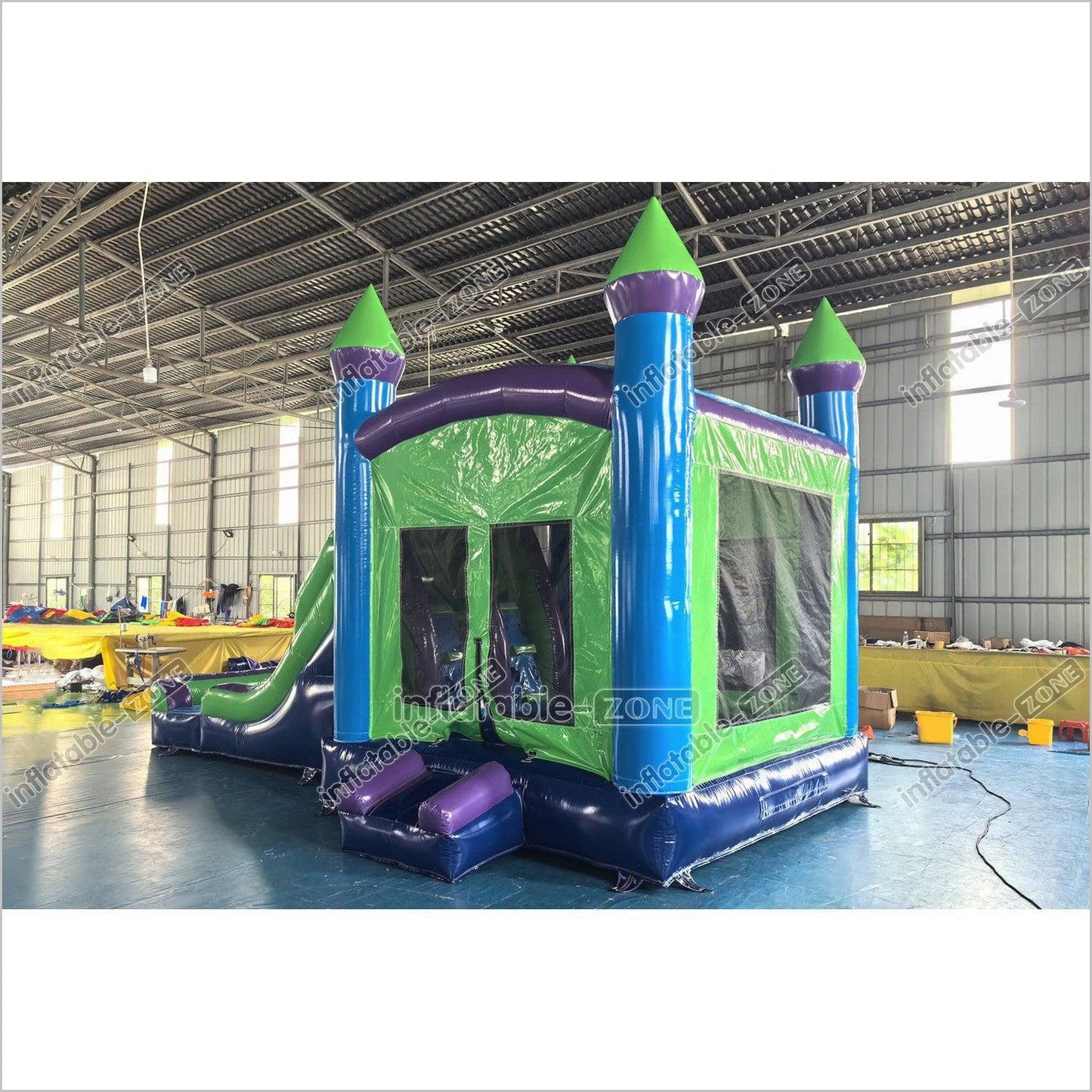 Commercial Bounce House Slide Combo Inflatable Jumper Rental Indoor Playground With Bouncy Castle Swimming Pool - Inflatable-Zone