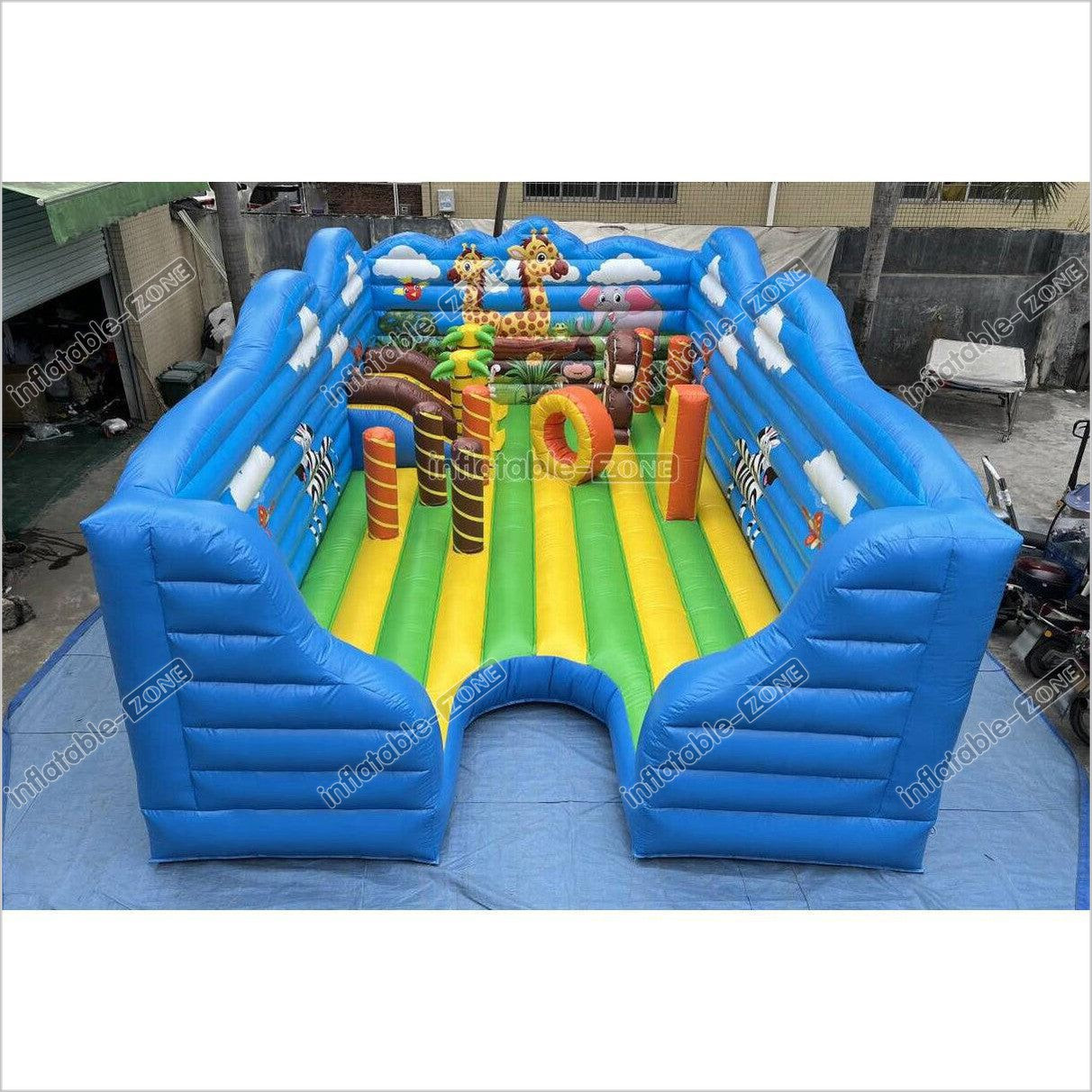 Commercial Inflatable Fun City Colorful Play Inflatable Kids Playground Inflatable Amusement Equipment - Inflatable-Zone