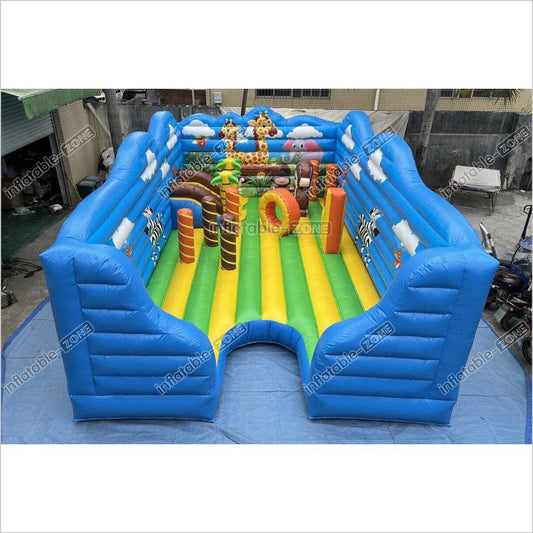Commercial Inflatable Fun City Colorful Play Inflatable Kids Playground Inflatable Amusement Equipment - Inflatable-Zone