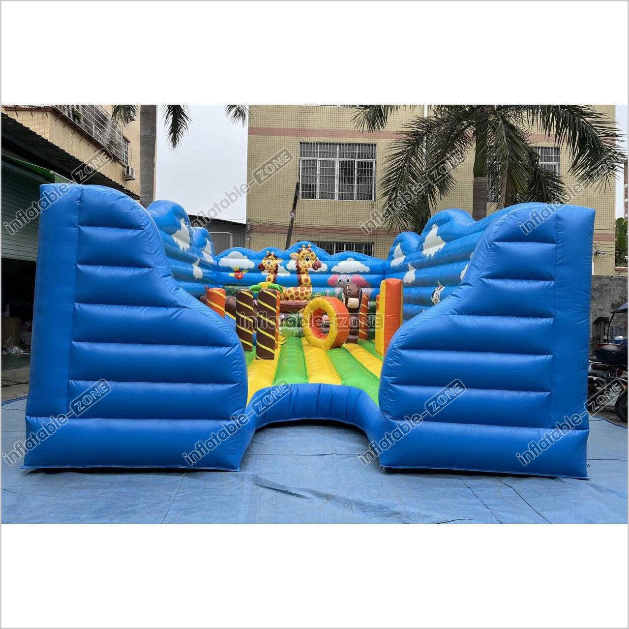Commercial Inflatable Fun City Colorful Play Inflatable Kids Playground Inflatable Amusement Equipment - Inflatable-Zone