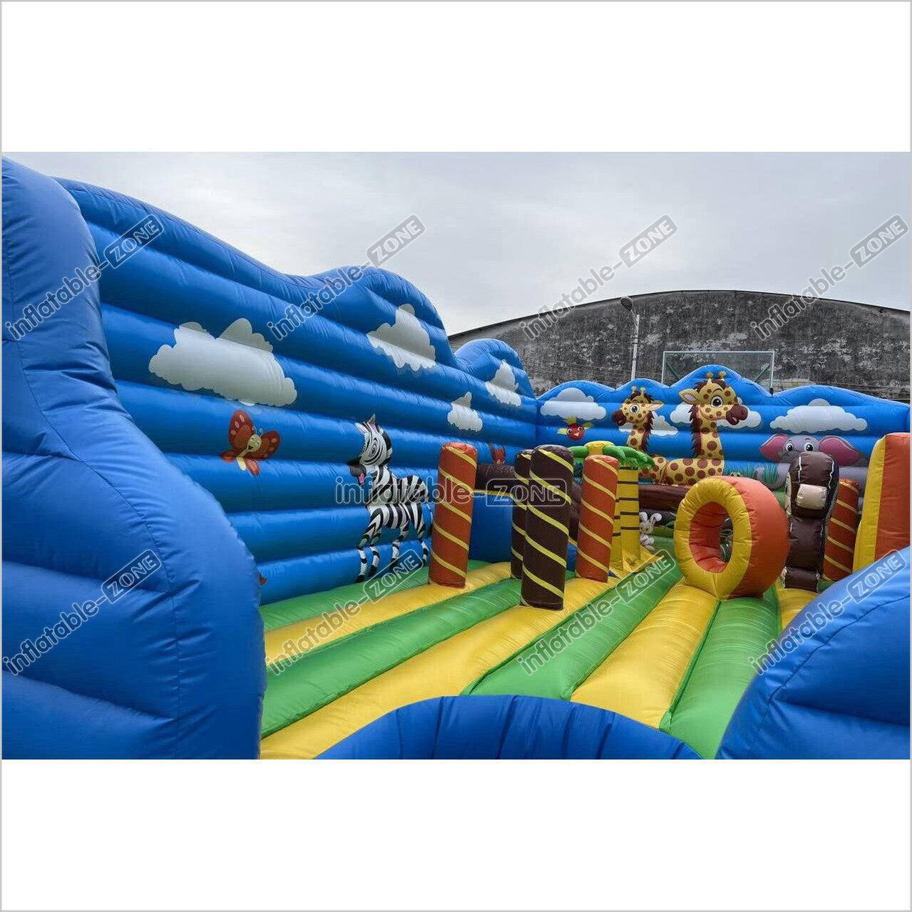 Commercial Inflatable Fun City Colorful Play Inflatable Kids Playground Inflatable Amusement Equipment - Inflatable-Zone