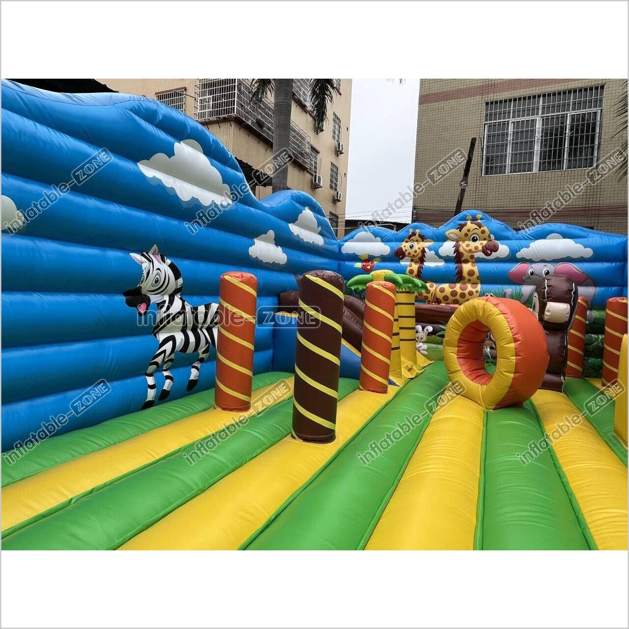 Commercial Inflatable Fun City Colorful Play Inflatable Kids Playground Inflatable Amusement Equipment - Inflatable-Zone