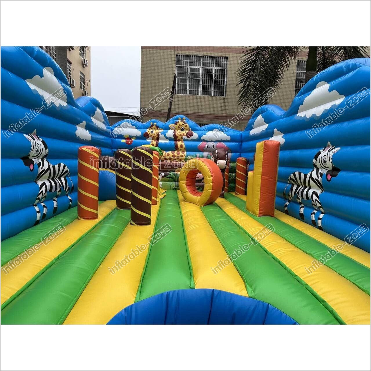 Commercial Inflatable Fun City Colorful Play Inflatable Kids Playground Inflatable Amusement Equipment - Inflatable-Zone
