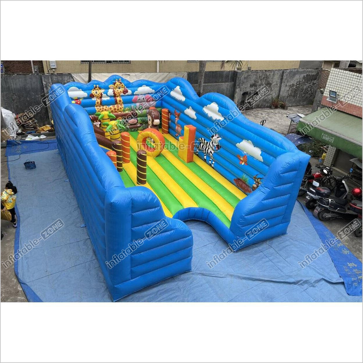 Commercial Inflatable Fun City Colorful Play Inflatable Kids Playground Inflatable Amusement Equipment - Inflatable-Zone