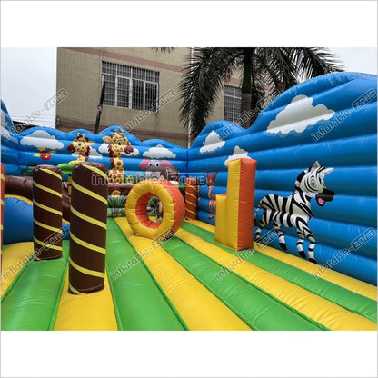 Commercial Inflatable Fun City Colorful Play Inflatable Kids Playground Inflatable Amusement Equipment - Inflatable-Zone