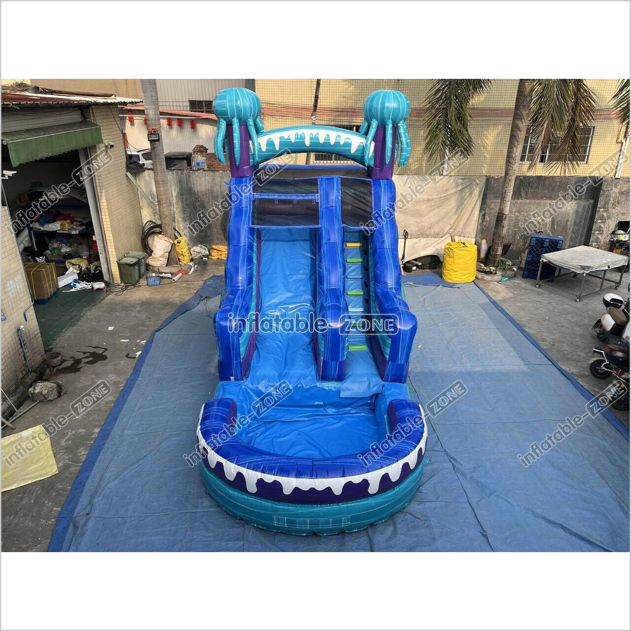 Commercial Inflatable Water Slide Blow Up Jumper Near Me Jellyfish Waterslide For Above Ground Pool - Inflatable-Zone