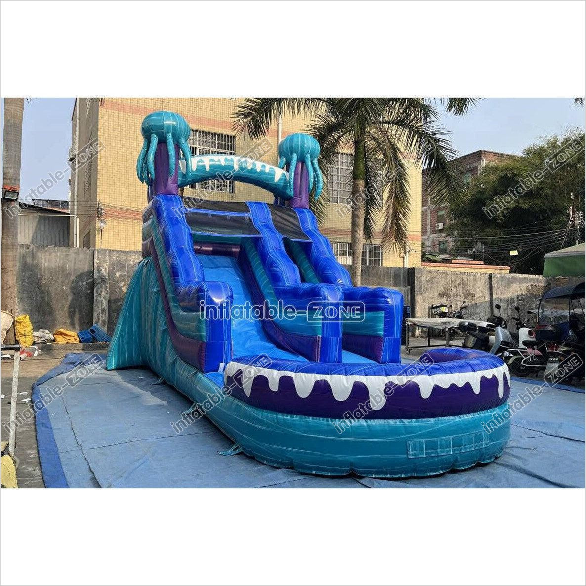 Commercial Inflatable Water Slide Blow Up Jumper Near Me Jellyfish Waterslide For Above Ground Pool - Inflatable-Zone