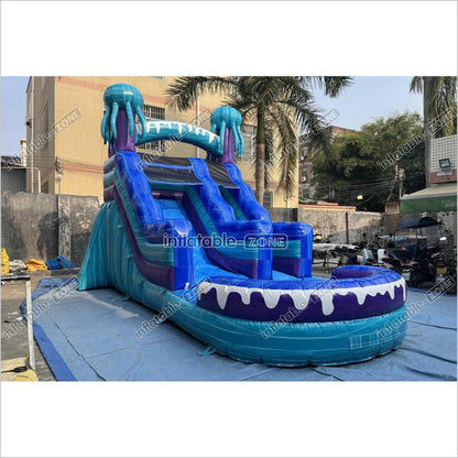 Commercial Inflatable Water Slide Blow Up Jumper Near Me Jellyfish Waterslide For Above Ground Pool - Inflatable-Zone