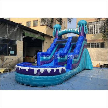 Commercial Inflatable Water Slide Blow Up Jumper Near Me Jellyfish Waterslide For Above Ground Pool - Inflatable-Zone