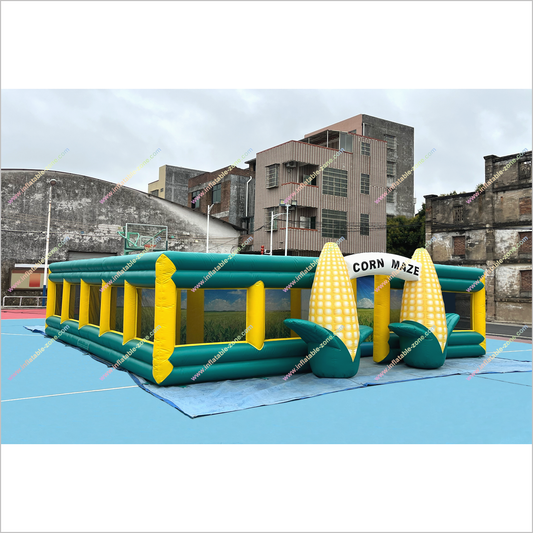 Inflatable Maze Rental Fun Interactive Games Corn Maze Near Me Outdoor Team Activities - Inflatable-Zone