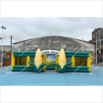 Inflatable Maze Rental Fun Interactive Games Corn Maze Near Me Outdoor Team Activities - Inflatable-Zone