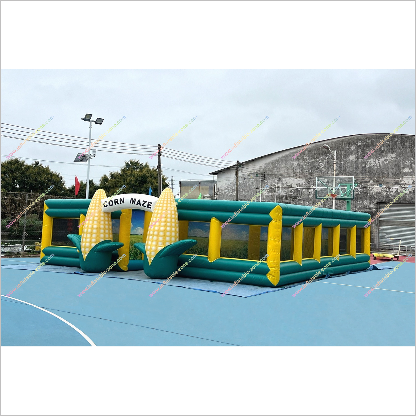 Inflatable Maze Rental Fun Interactive Games Corn Maze Near Me Outdoor Team Activities - Inflatable-Zone