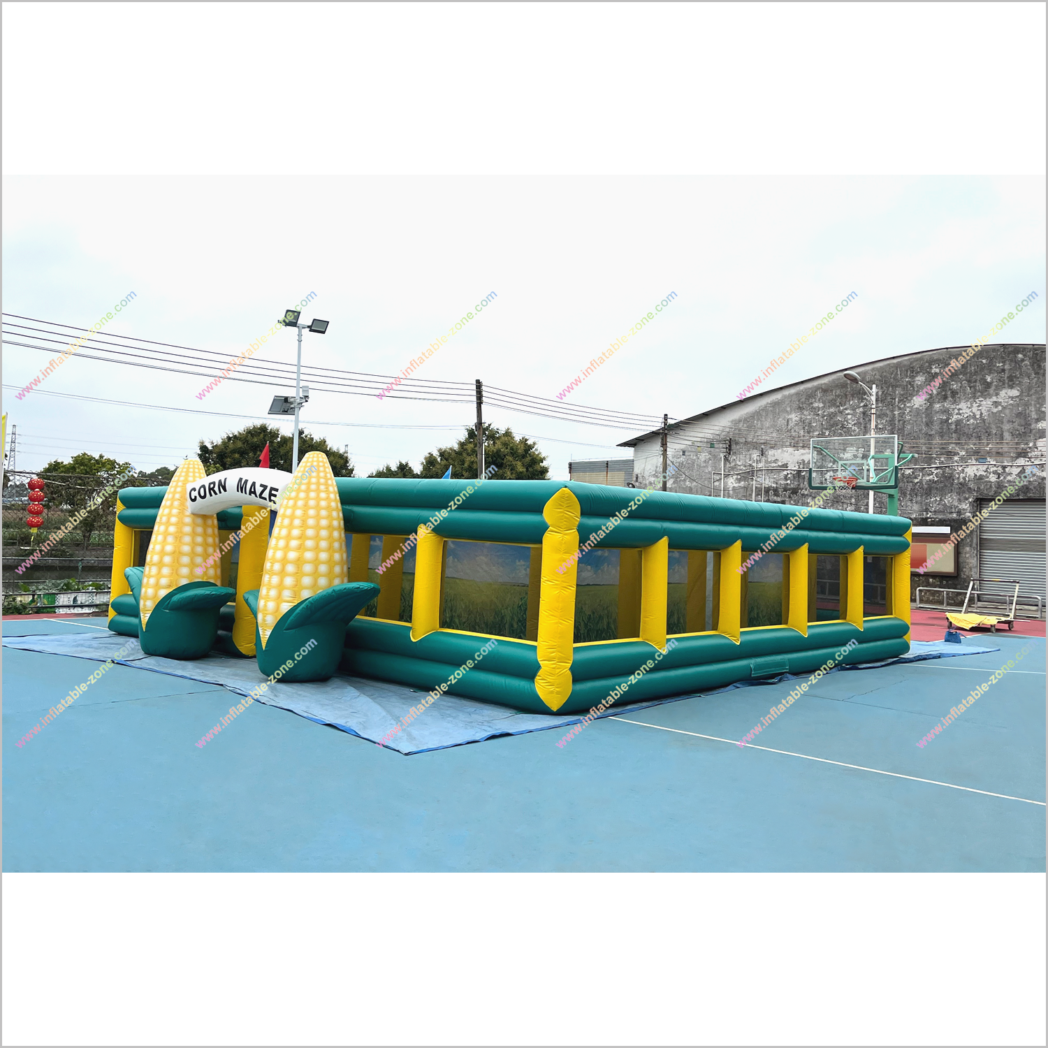 Inflatable Maze Rental Fun Interactive Games Corn Maze Near Me Outdoor Team Activities - Inflatable-Zone