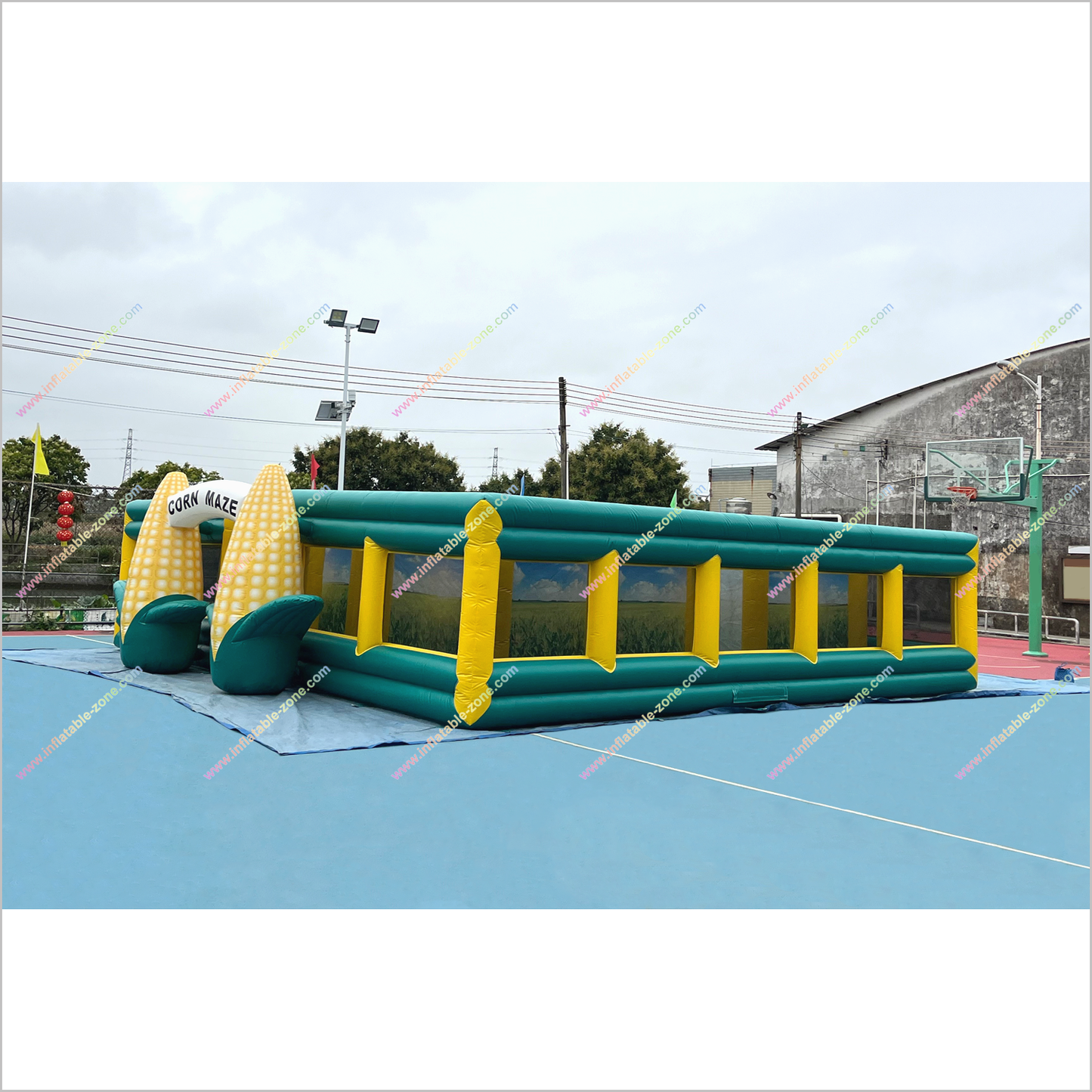 Inflatable Maze Rental Fun Interactive Games Corn Maze Near Me Outdoor Team Activities - Inflatable-Zone