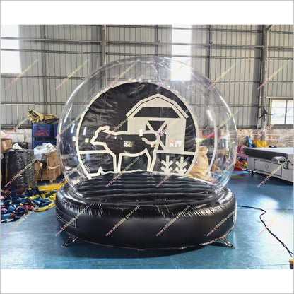 Custom Made Snow Globe Indoor Inflatable Playground Unusual Snow Globes Photo Booth Business - Inflatable-Zone